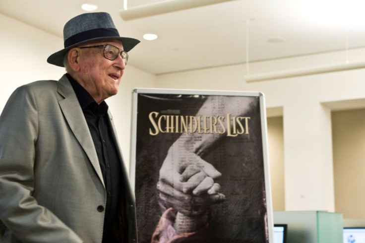 "It is a long way from Auschwitz to this stage," he told the "Schindler's List" Oscar ceremony. "The dying ones left me the legacy to tell"