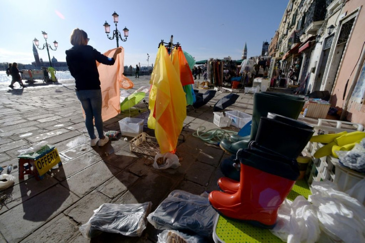 Local business owners remained defiant in the face of the flooding