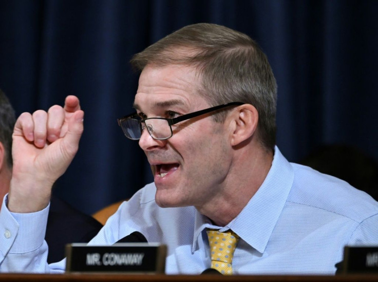 Representative Jim Jordan, Republican of Ohio, engaged in tough questioning of the first two witnesses in the impeachment inquiry