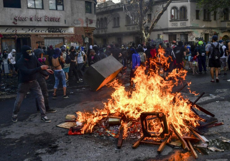 Demonstrators have demanded greater social reform from President Sebastian Pinera, who has announced several measures in a bid to appease the public mood