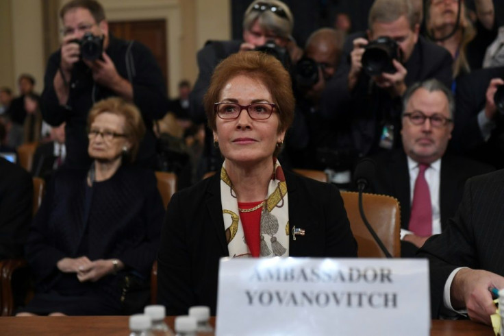 Former US ambassador to Ukraine Marie Yovanovitch testified before the House Intelligence Committee at the second public hearing in the impeachment inquiry into President Donald Trump