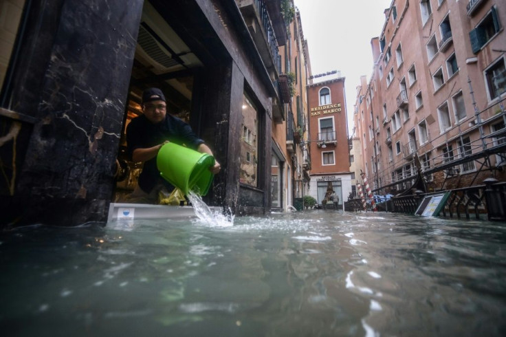 Churches, shops and homes in the city of canals have been inundated by unusually intense high water