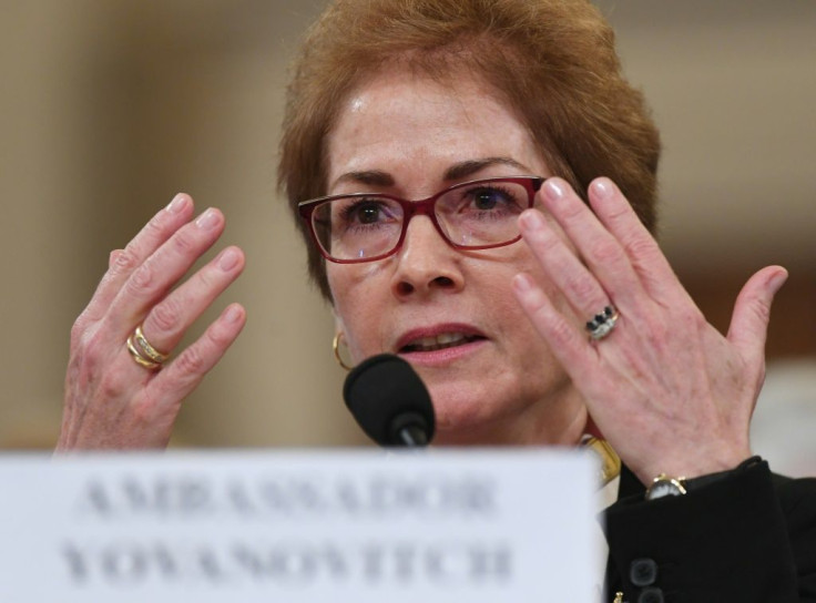 Marie Yovanovitch, the former US ambassador to Ukraine, testified for more than five hours before the House committee holding impeachment hearings into President Donald Trump