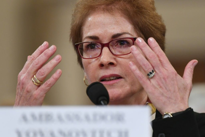 Marie Yovanovitch, the former US ambassador to Ukraine, testified for more than five hours before the House committee holding impeachment hearings into President Donald Trump