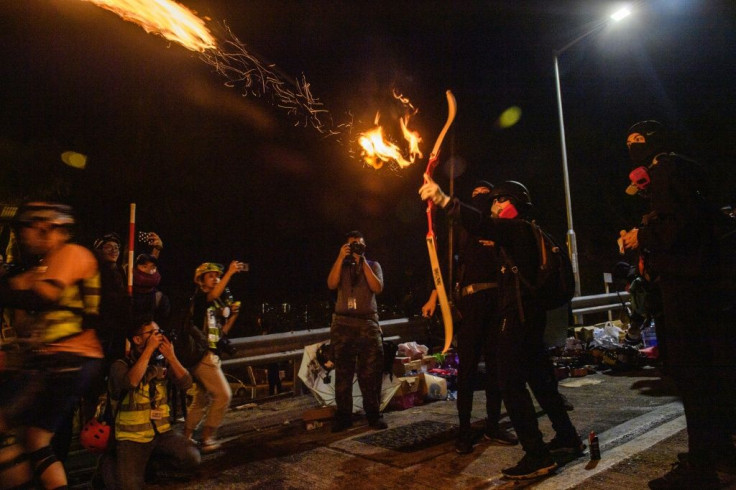 Hardcore protesters in Hong Kong occupied university campuses and caused widespread disruption