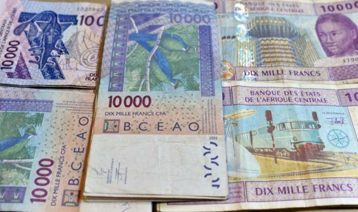 CFA banknotes issued by the  Central Bank of West African States -- but the currency's pegging to the euro is controversial and  politically sensitive, prompting moves to introduce a new currency, the eco