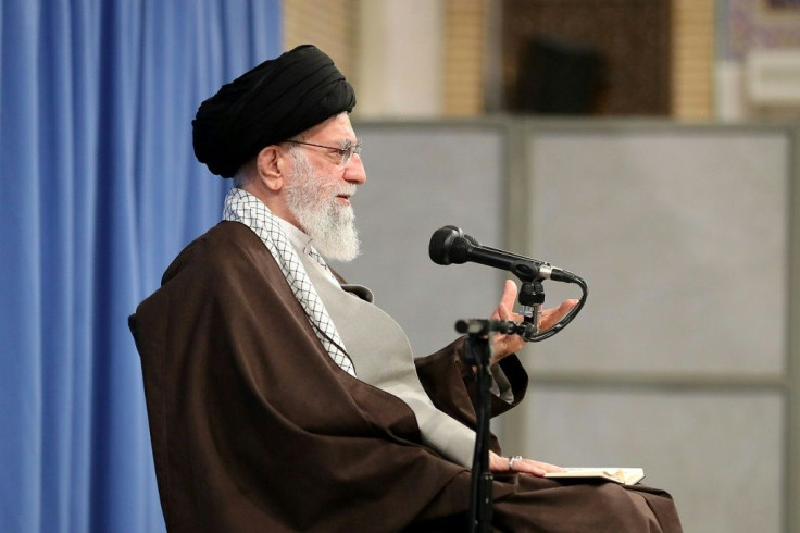 Iran's supreme leader Ayatollah Ali Khamenei threw his support behind a decision to impose petrol price hikes and blamed "hooligans" for damaging property
