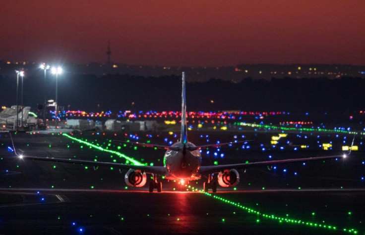 No one was injured in the collision at Frankfurt Airport, pictured here in March 2019