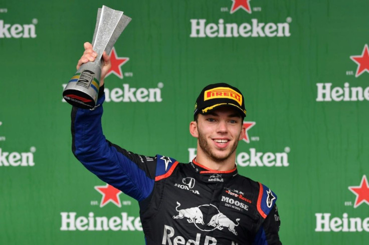 Pierre Gasly was the first Frenchman on an F1 podium since 2015