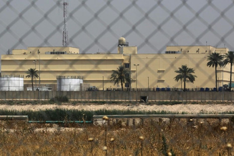 The US embassy compound in Baghdad's Green Zone