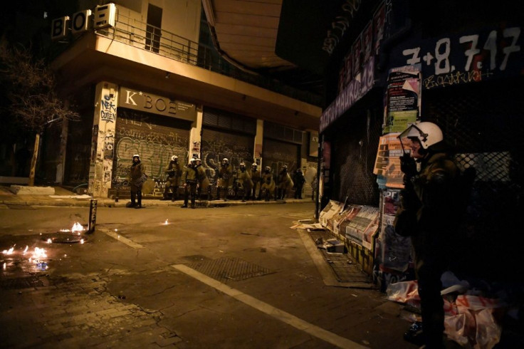 Most of the incidents occurred in the bohemian Athens district of Exarchia
