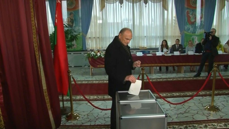 IMAGES Belarusians vote in parliamentary polls on Sunday with critics already condemning the election as fraudulent.