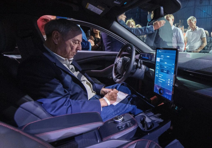 The interior of Ford's first mass-market electric car