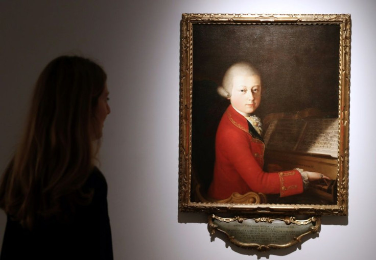 Christie's is to sell a portrait of Mozart painted when he was 13 at an auction next week