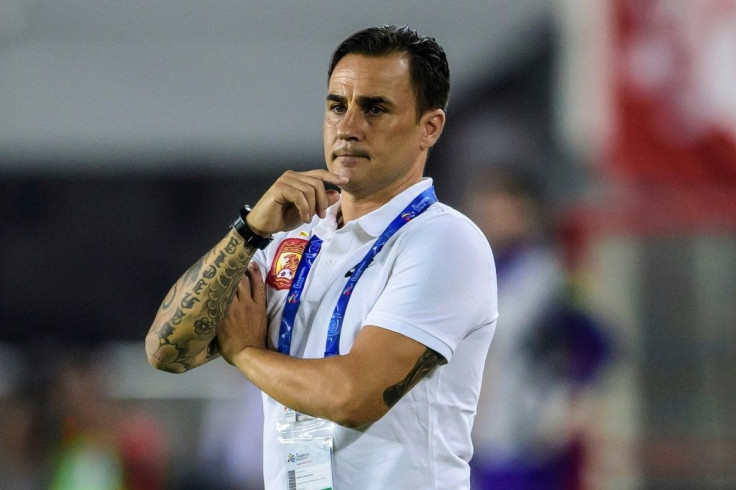 Fabio Cannavaro was temporarily replaced as coach of Guangzhou Evergrande