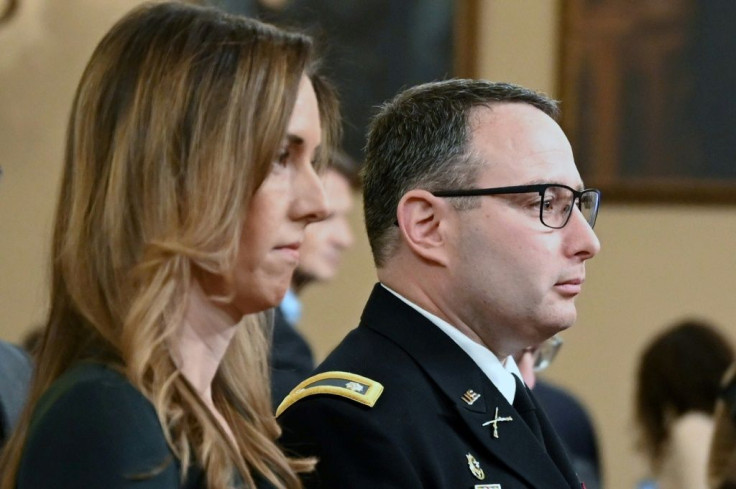 National Security Council Ukraine expert Lieutenant Colonel Alexander Vindman and foreign service officer Jennifer Williams, an advisor to Vice President Mike Pence, provided testimony to the House of Representatives impeachment inquiry