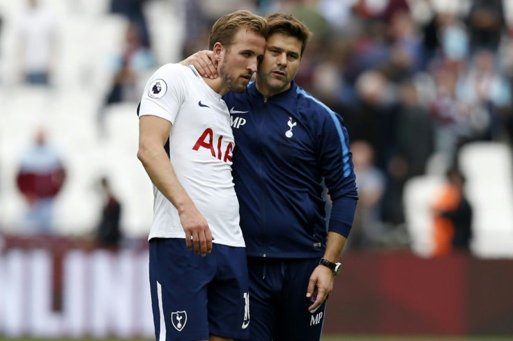 Mauricio Pochettino (right) played a huge part in the rise of England captain Harry Kane (left)