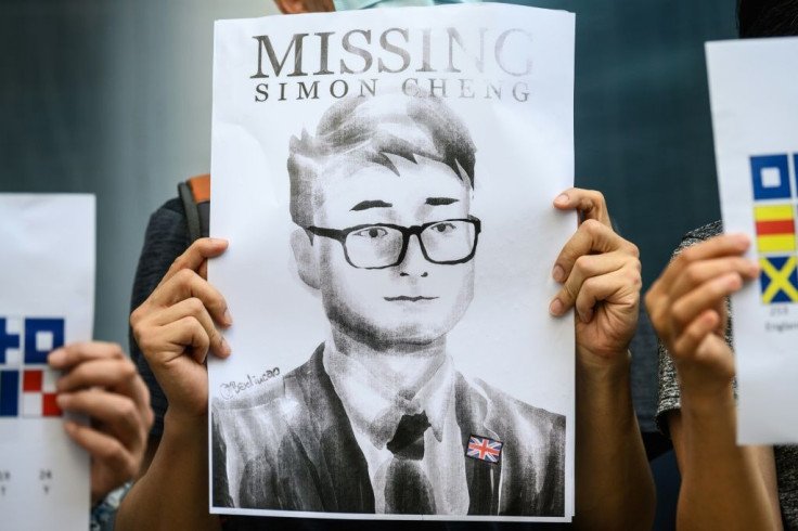 Simon Cheng disappeared after visiting the neighbouring city of Shenzhen on August 8 and was placed in administrative detention by police