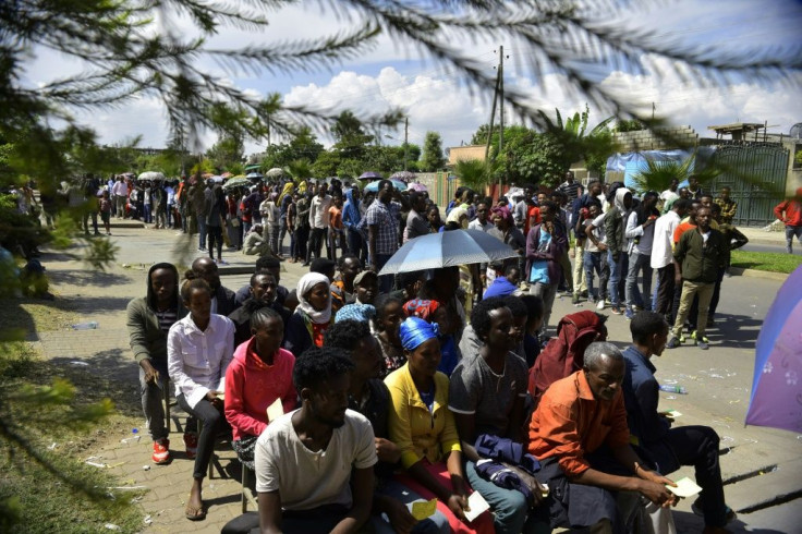 Long queues at polling stations began gathering during the night in Ethiopia's Sidama region , with some 2.3 million people registered to vote