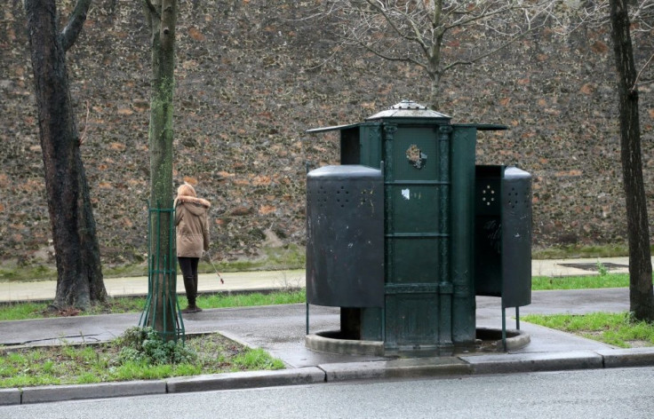 The one-man originals had a rather phallic pepperpot design. This picture shows Paris's last remaining "pissotiere"