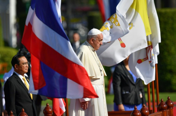 Pope Francis is on his first visit to Buddhist-majority Thailand