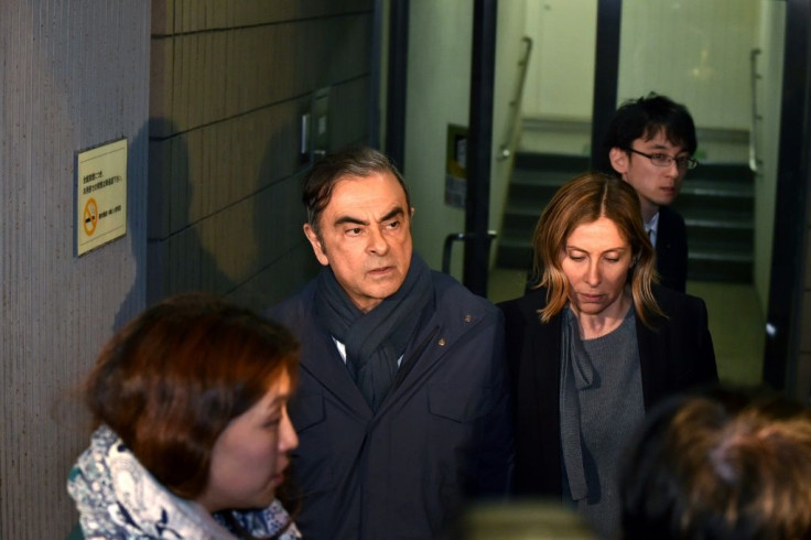 Ghosn had been banned from contacting his wife Carole