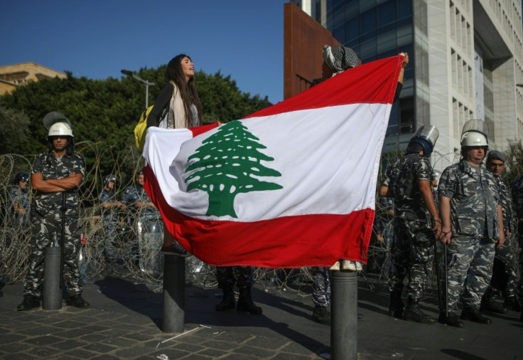 Lebanese anti-government protesters say their country's "real independence" is close as Lebanon marks its 76th national day