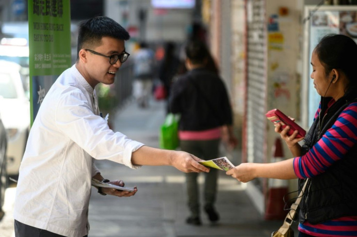 Candidate Isaac Ho says some pro-establishment voters have called him a 'cockroach' or a 'rioter'