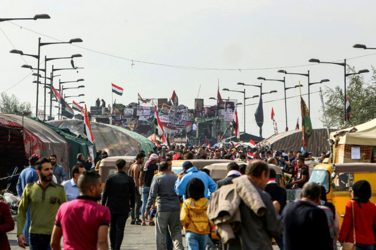 The visit by the US VP to Iraq coincides with anti-government protests
