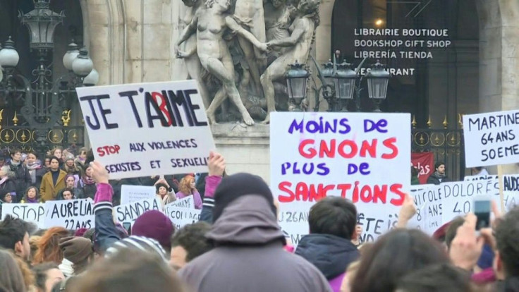 IMAGES Thousands gather in Paris for a demonstration calling for an end to gender violence and femicide in a country where at least 116 women have been killed by present or former partners this year