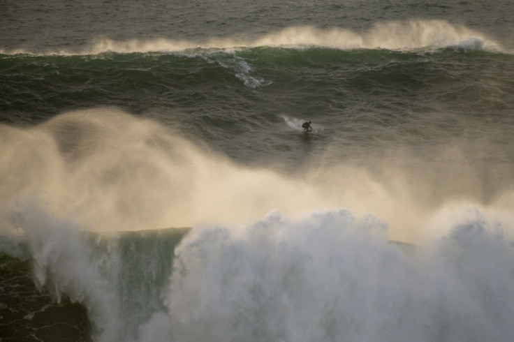 Nazare has become increasingly popular over the last four years with extreme surfers