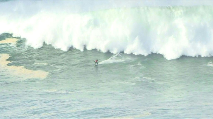 In NazarÃ©, Portugal, renowned for its gigantic waves, 28-year-old French surfer Justine Dupont rode one of the biggest waves ever surfed by a woman.