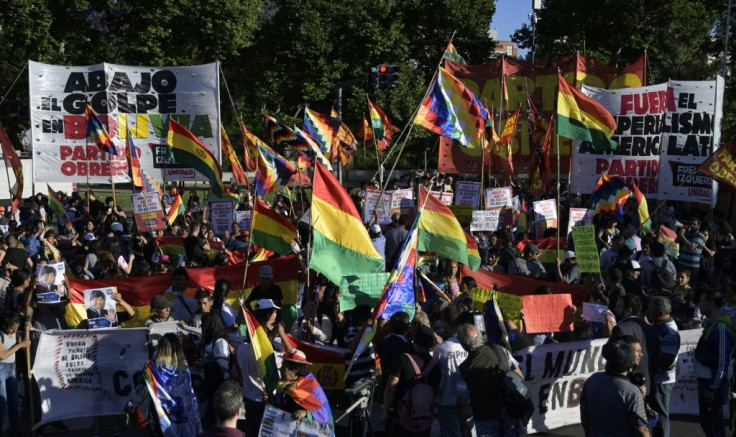 New elections are seen as key to ending Bolivia's worst political upheaval in 16 years, which has deepened divisions between Evo Morales's supporters (pictured November 22, 2019) and Bolivia's upper and middle classes