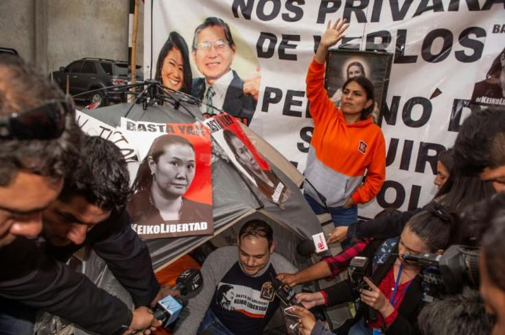 Keiko Fujimori's US-born husband Mark Vito went on a hunger strike outside her prison in an attempt to draw attention to her plight