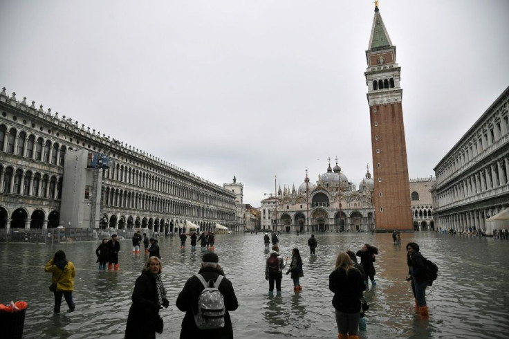 Venice is one fo the places nmost recently hit by flooding. Unless nations act to tackle climate change the frequency and intensity of heatwaves, superstorms and mass flooding are set to increase