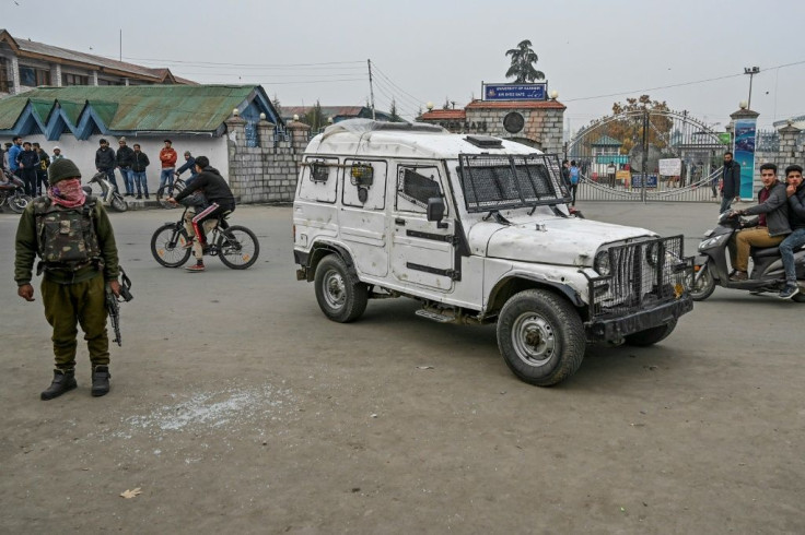 Suspected militants staged two grenade attacks in Kashmir, a police official said