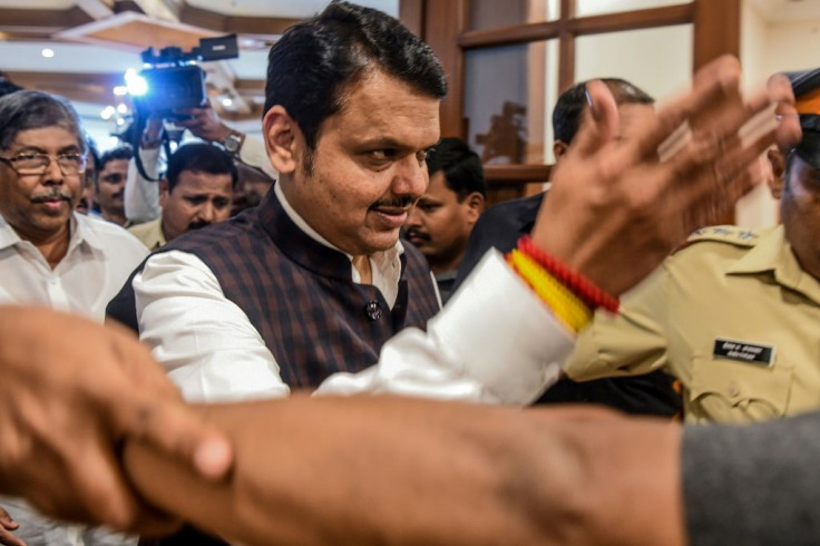 BJP lawmaker Devendra Fadnavis resigned from his post as chief minister Tuesday