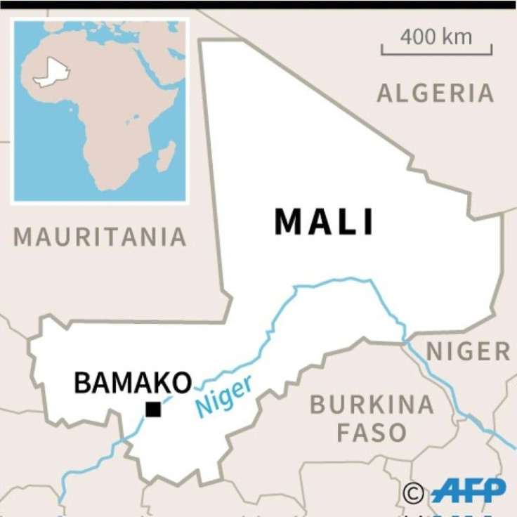 Map of Mali where French soldiers were killed after two helicopters collided.