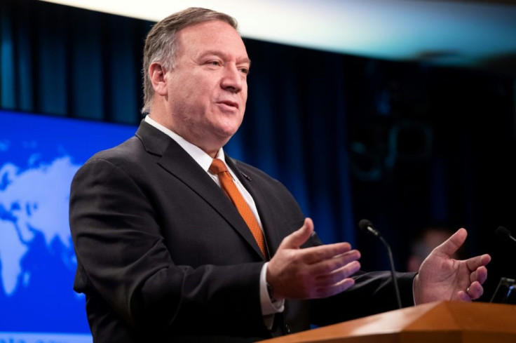 US Secretary of State Mike Pompeo urges Egypt at a news conference to respect press freedom