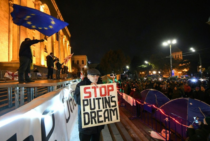 Georgia's capital has seen numerous anti-government protests over the last two weeks