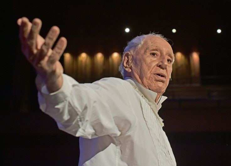 82-year-old Jose Celso Martinez Correa, aka Ze Celso during a performance of Roda Viva in Rio de Janeiro on November 22, 2019