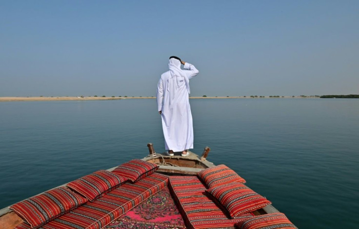 Suwaidi as a young boy would accompany his grandfather to dive for pearls and he still dives today but mostly as a demonstration for tourists