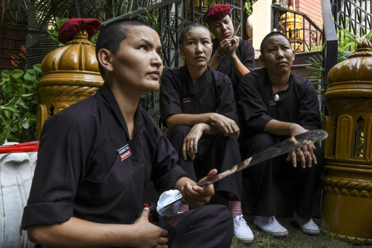 The nuns were encouraged to learn kung fu by spiritual leader His Holiness Gyalwang Drukpa