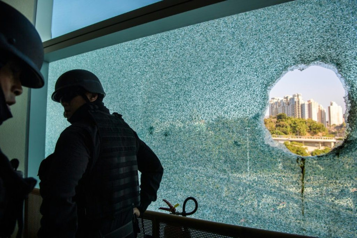 In recent days, the last few people barricaded in the campus seemed to disappear