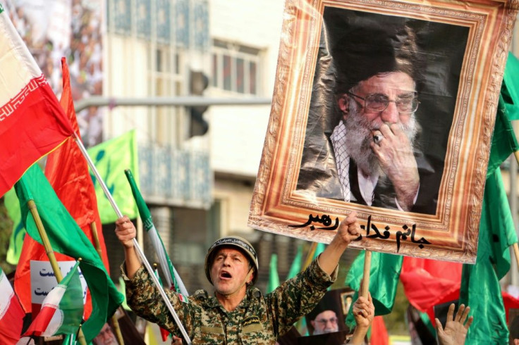Pro-government supporters held a mass rally earlier this week to condemn days of 'rioting' which Iran has blamed on foreign foes