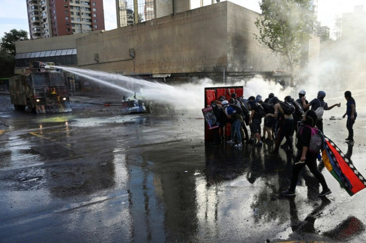 Demonstrations have become an almost daily occurrence in the capital Santiago