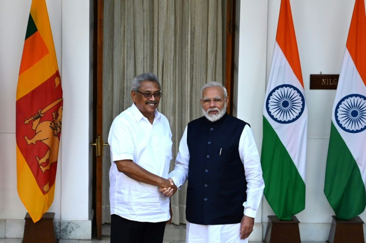 Just 12 days after he became president, Sri Lanka's President Gotabaya Rajapaksa (L) has visited India's Prime Minister Narendra Modi