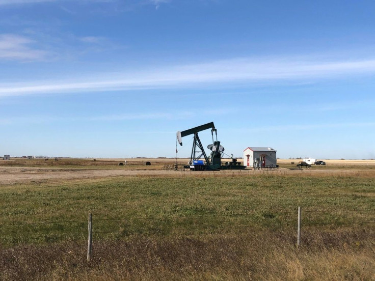 An oil rig in Canada, which recorded slowing GDP growth in the third quarter of 2019