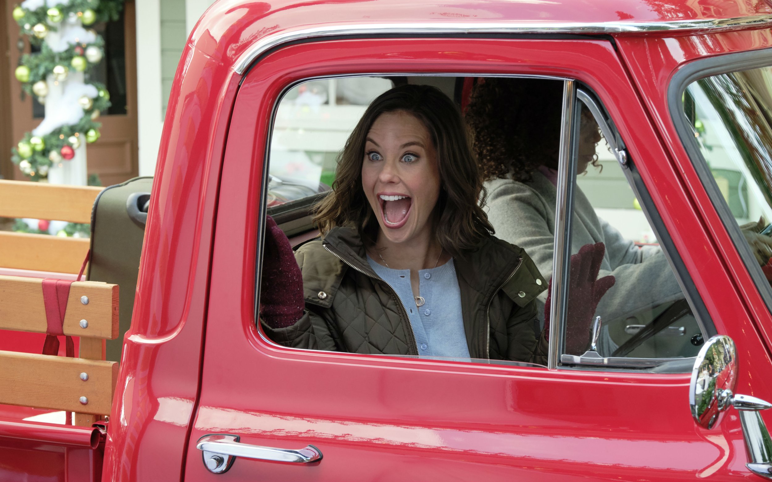 ‘Christmas In Evergreen 3’ Star Ashley Williams Reveals Red Truck