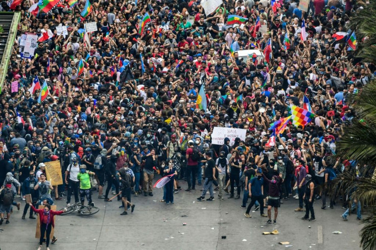 Ana Tijoux is reluctant to claim her song as an anthem of revolt, saying its real hymns are the protests songs of legendary artists like Victor Jara